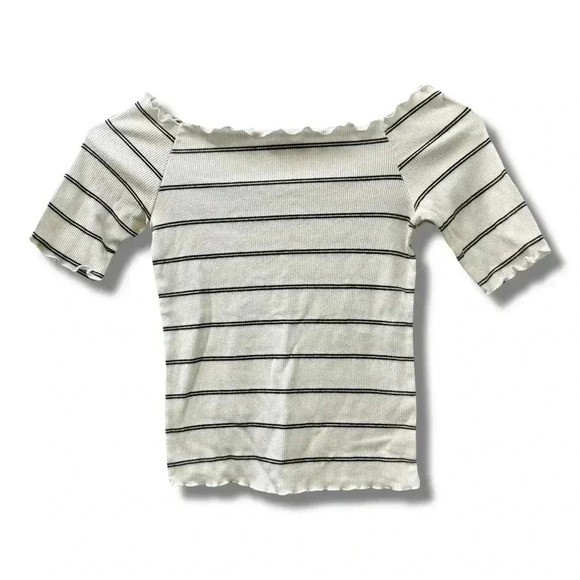 caution to the wind cute stripes crop top xsmall - Picture 1 of 4